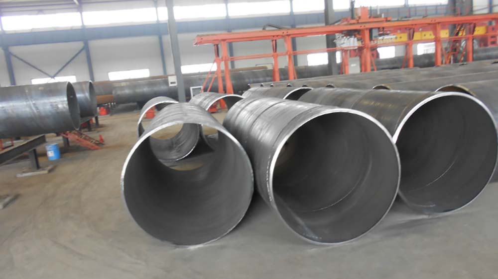 How can we increase the stability of this large diameter spiral steel pipe